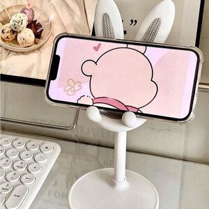 SHEIN Rabbit Phone Stand - Pink Color